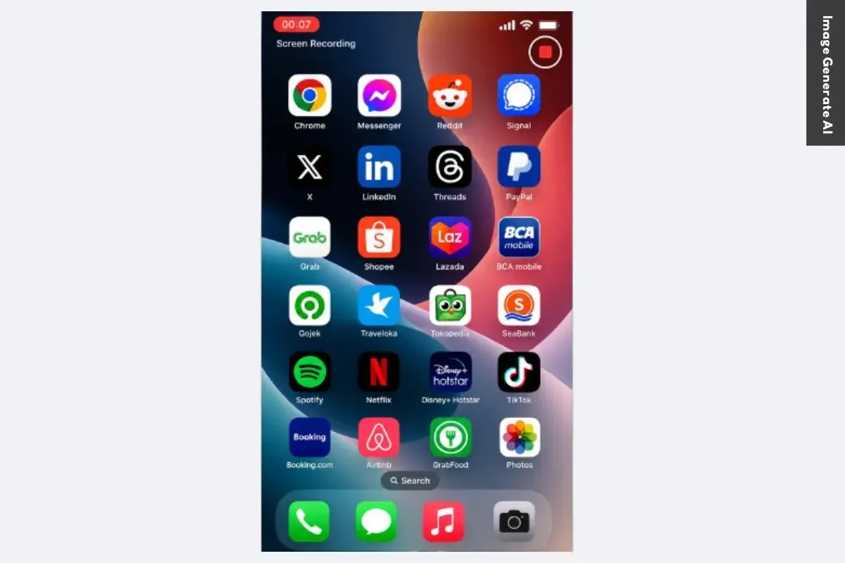 Screen Record on iPhone 15