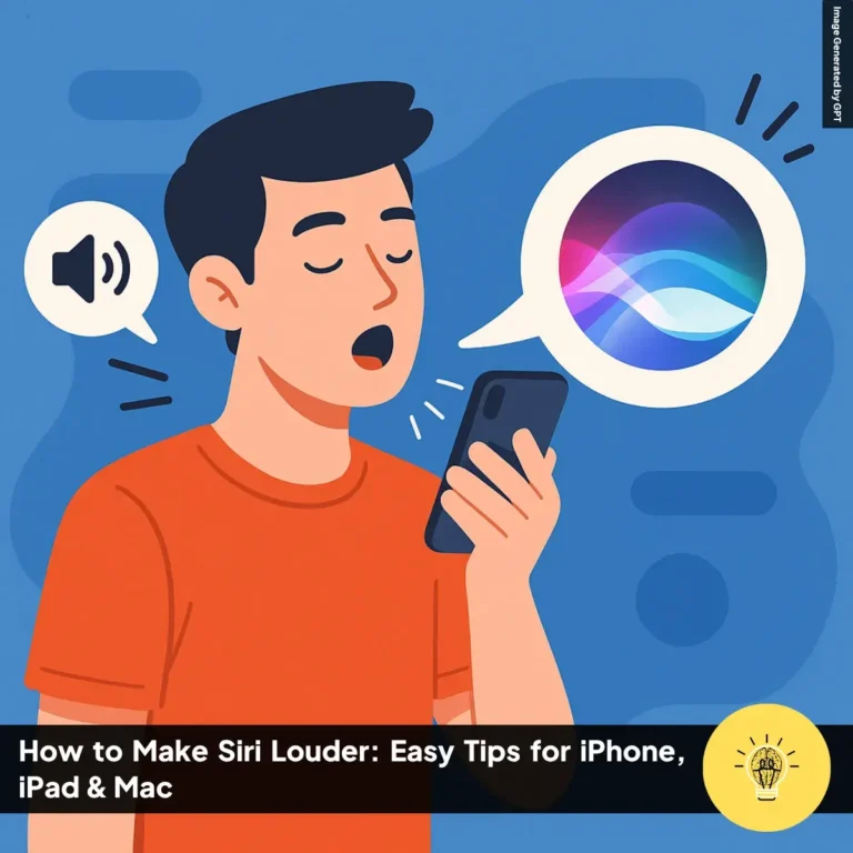 How to Make Siri Louder Easy Tips for iPhone iPad Mac