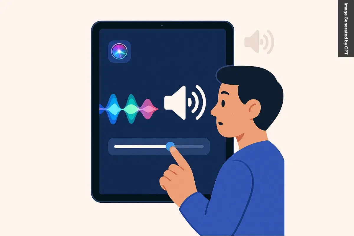 How to Make Siri Louder on iPad