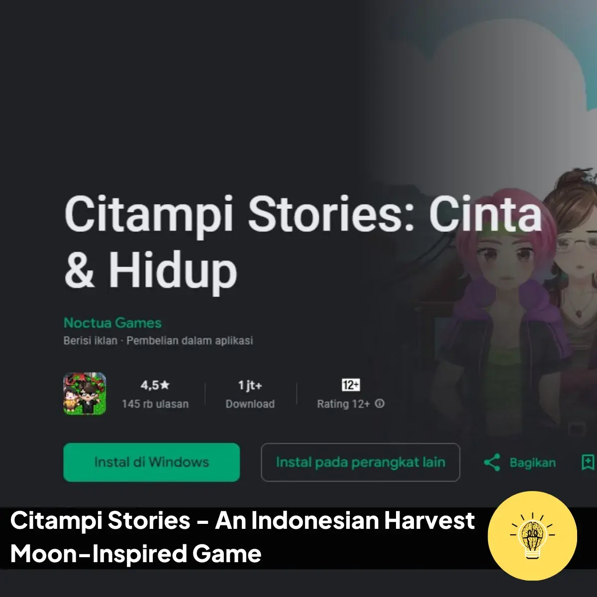 Citampi Stories An Indonesian Harvest Moon Inspired Game
