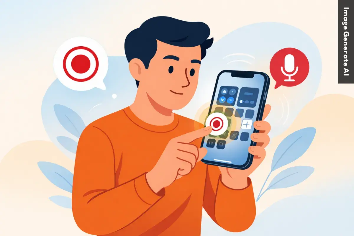 How to Screen Record on iPhone 15 Without an App