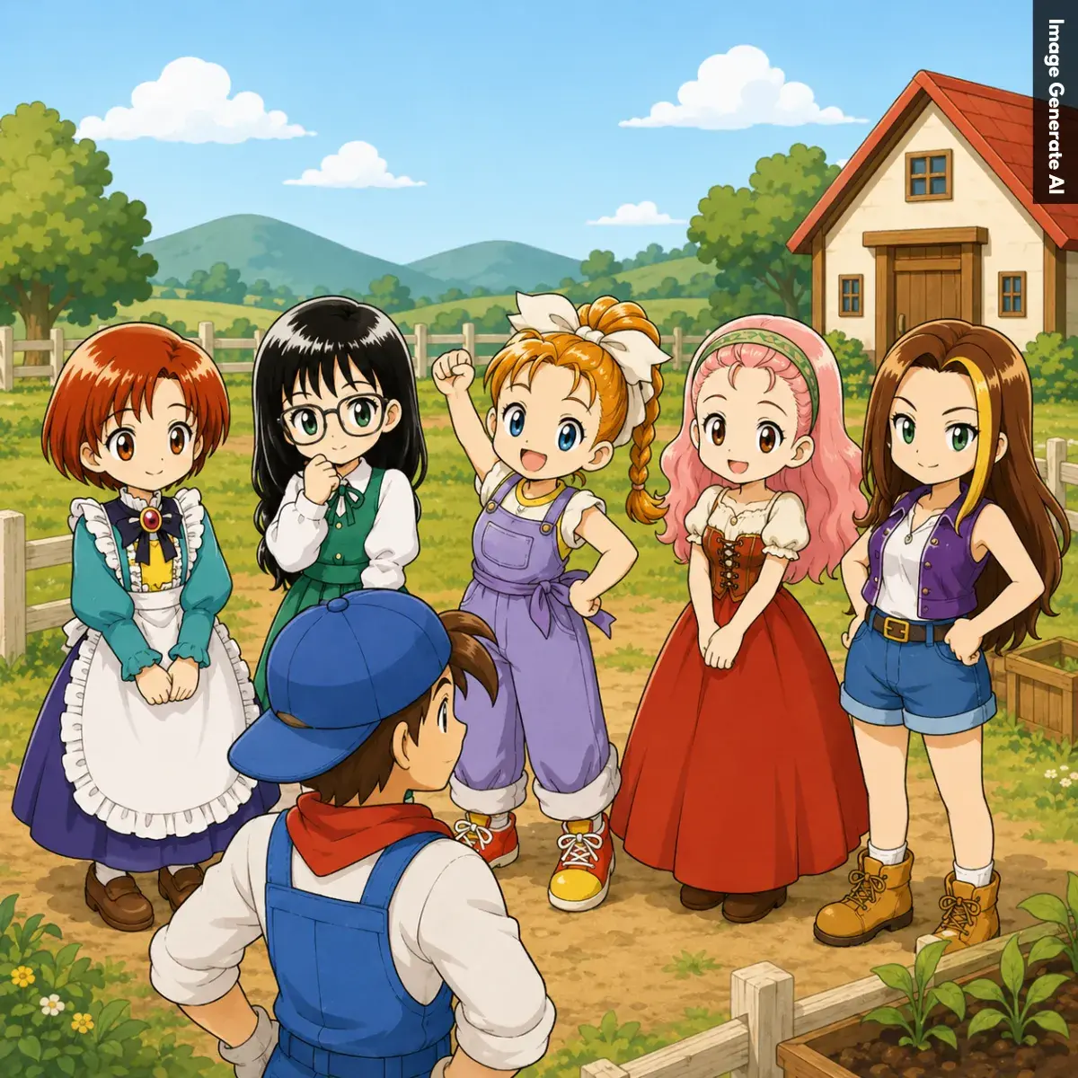 The List of Characters in Harvest Moon Back to Nature